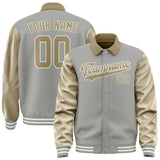 Custom Gray Light Khaki Jacket