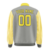 Custom Gray Light Yellow Jacket