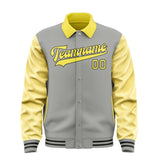 Custom Gray Light Yellow Jacket