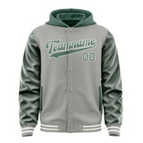 Custom Gray Blue Green Jacket