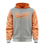 Custom Gray Orange Jacket