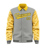 Custom Gray Gold Jacket