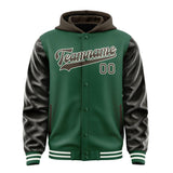 Custom Green Brown Jacket