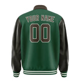 Custom Green Brown Jacket