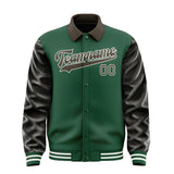 Custom Green Brown Jacket