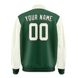 Custom Green Cream Jacket