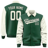 Custom Green Cream Jacket