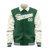 Custom Green Cream Jacket