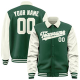 Custom Green Cream Jacket