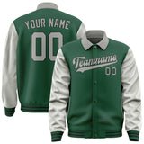 Custom Green Gray Jacket