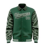 Custom Green Dark Green Jacket