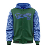 Custom Green Sky Blue Jacket