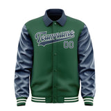 Custom Green Blue Jacket