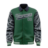 Custom Green Navy Jacket