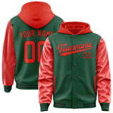 Custom Green Orange Red Jacket