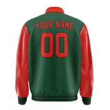 Custom Green Orange Red Jacket