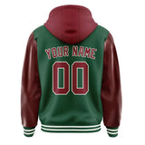 Custom Green Crimson Red Jacket