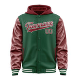 Custom Green Crimson Red Jacket