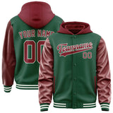 Custom Green Crimson Red Jacket