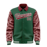 Custom Green Crimson Red Jacket