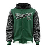 Custom Green Black Jacket
