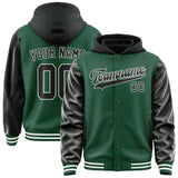 Custom Green Black Jacket