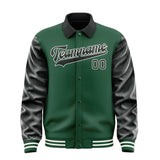 Custom Green Black Jacket