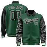 Custom Green Black Jacket