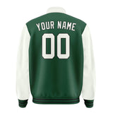 Custom Green White Jacket