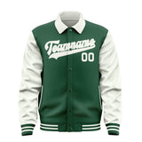 Custom Green White Jacket
