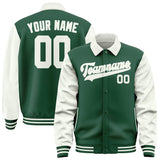 Custom Green White Jacket