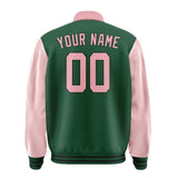 Custom Green Light Pink Jacket