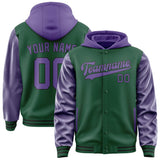 Custom Green Light Purple Jacket