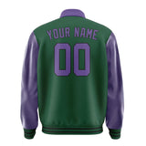 Custom Green Light Purple Jacket