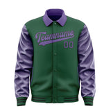 Custom Green Light Purple Jacket