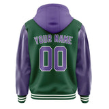 Custom Green Light Purple Jacket