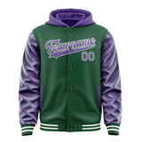 Custom Green Light Purple Jacket