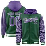 Custom Green Light Purple Jacket