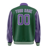 Custom Green Light Purple Jacket