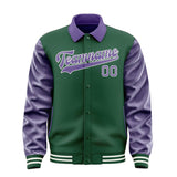 Custom Green Light Purple Jacket