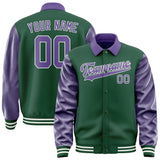Custom Green Light Purple Jacket