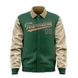 Custom Green Light Khaki Jacket