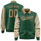 Custom Green Light Khaki Jacket