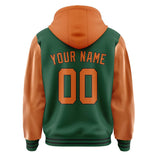 Custom Green Orange Jacket