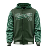 Custom Dark Green Green Jacket