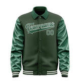 Custom Dark Green Green Jacket