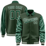 Custom Dark Green Green Jacket