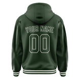Custom Dark Green Dark Green Jacket