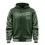 Custom Dark Green Dark Green Jacket