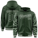 Custom Dark Green Dark Green Jacket
